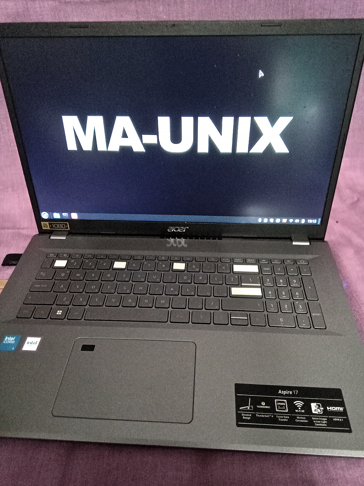 MA-UNIX operating system concept